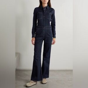 NWT Rivet Utility Rulebreaker Dark Wash Denim Jumpsuit